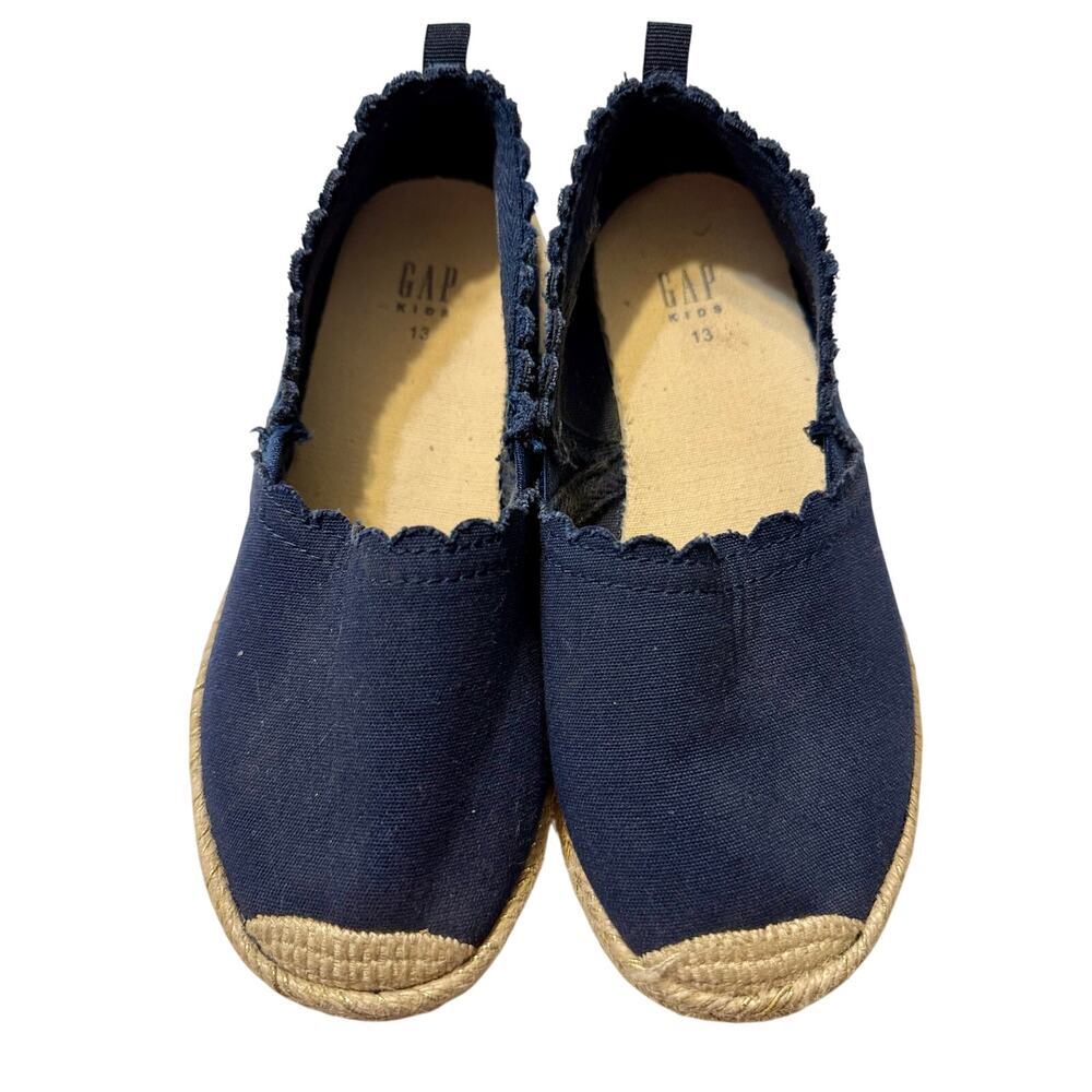 GAP Navy Blue Espadrille Flats - Big Girl’s size 13